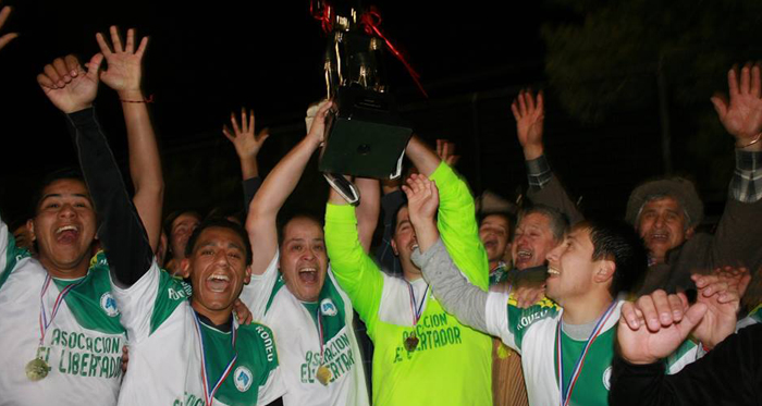 El Libertador se coronó campeón de La Liga Corralera de Fútbol
