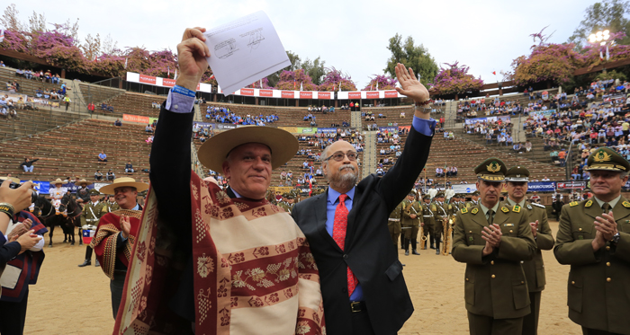 Federación del Rodeo Chileno y México firmaron acuerdo bilateral en la Monumental