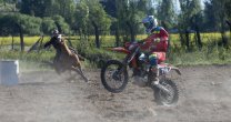 La carrera de Catalina Pérez contra una moto en el Campeonato Ecuestre Los Cóndores La carrera de Catalina Pérez contra una moto en el Campeonato Ecuestre Los Cóndores