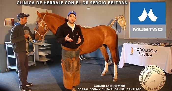 Sello de Raza tiene clínica de herraje con destacado veterinario