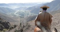La cabalgata de la Asociación de Criadores de Coquimbo en Valle de Elqui La cabalgata de la Asociación de Criadores de Coquimbo en Valle de Elqui