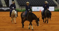 El último entrenamiento de Chile antes de su estreno en la Rienda Internacional en Tryon El último entrenamiento de Chile antes de su estreno en la Rienda Internacional en Tryon