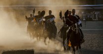 Los espectáculos ecuestres que engalanaron la Romería del Bicentenario en Maipú Los espectáculos ecuestres que engalanaron la Romería del Bicentenario en Maipú