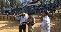 Dirigentes del Rodeo visitaron la medialuna de Marchigüe Dirigentes del Rodeo visitaron la medialuna de Marchigüe