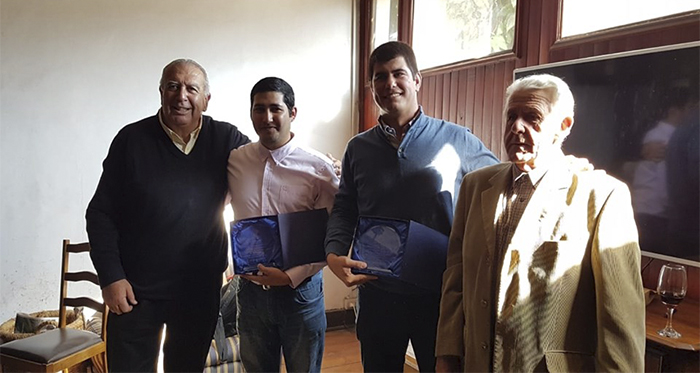 Presidentes de asociaciones de Zona Norte homenajearon a los Campeones de Chile