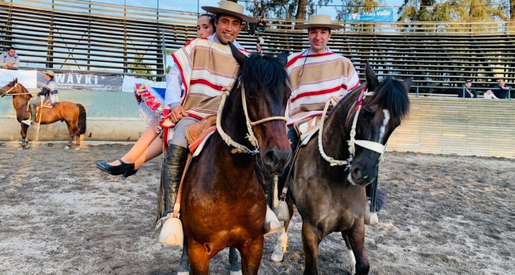 José Miguel Quera y Matías Navarro celebraron en caballos criados en Curicó