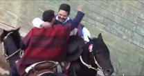 González y Grossi bailaron cueca de campeones en rodeo de San Rafael