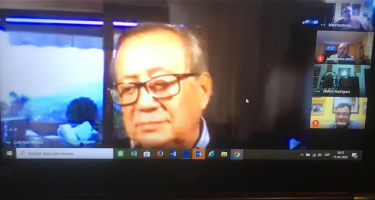 Luis Iván Muñoz y reunión virtual con presidentes de asociaciones: 