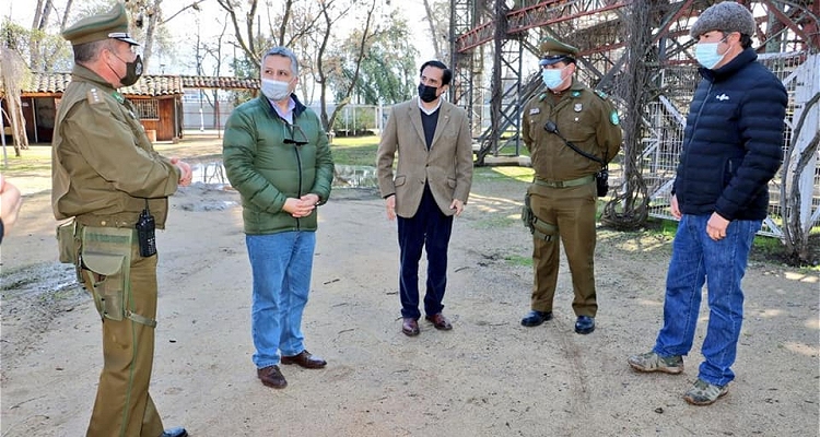 Delegado presidencial en Colchagua revisó la Medialuna de San Fernando