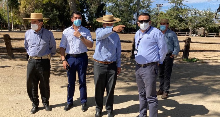 Seremi de Salud de O'Higgins constató en terreno el cumplimiento de las medidas para el Champion de Chile