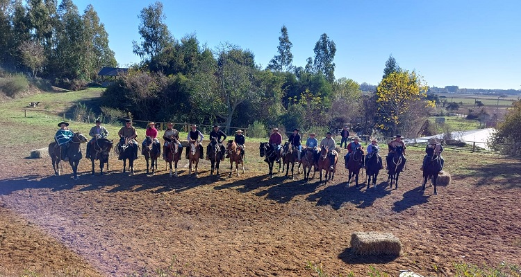 Club de Rodeo Carampangue realizó lanzamiento y vivió el primer ensayo de su flamante Escuadra Ecuestre