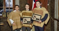 Lukas Vega y Juan Alberto Galdames fueron reconocidos por su gran campaña en la Asociación Los Andes