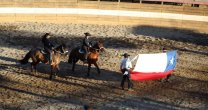 La exitosa primera presentación de la Escuadra Ecuestre de Chile