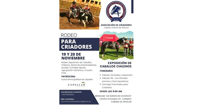 Asociación de Criadores de Petorca sigue recibiendo inscripciones para su exposición y rodeo