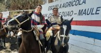 Martín y Valentina Hernández sumaron un bonito triunfo con las mantas del Millalonco Martín y Valentina Hernández sumaron un bonito triunfo con las mantas del Millalonco