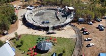 Clasificatorio Zona Sur: Una mirada aérea de la Medialuna de Villarrica Clasificatorio Zona Sur: Una mirada aérea de la Medialuna de Villarrica