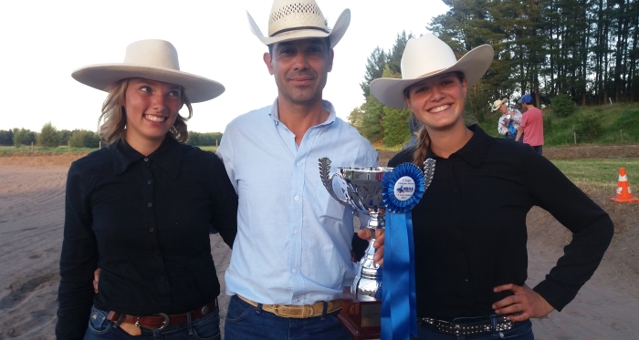 César Muñoz hizo el mayor puntaje en la Copa Quimpo de Rienda Internacional