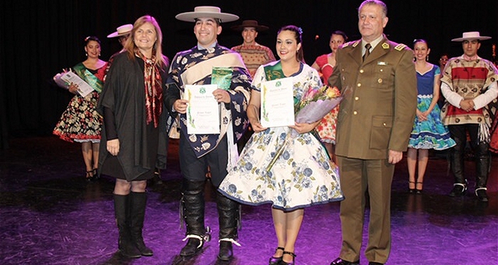 Campeonato Nacional de Cueca de Carabineros tuvo exitosa sexta versión