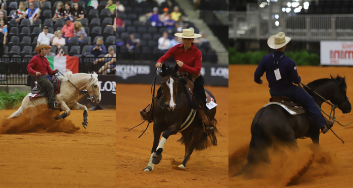 Los máximos exponentes del Reining en Tryon apostaron por el Caballo Chileno