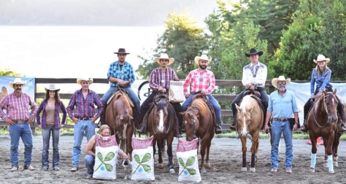 Pablo Valeria empezó el año con podio en competencia de Rienda Internacional en Argentina