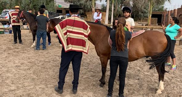 Club Arica participa de una noble iniciativa a través de la hipoterapia