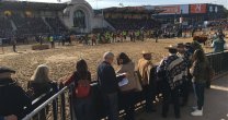 La visita de la Federación del Rodeo a la Expo Rural en Palermo