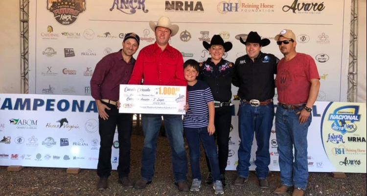 Pablo Campos y Pablo Valeria representaron a Chile en competencias de Reining en Brasil