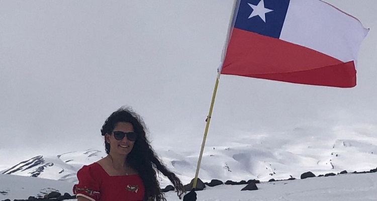Christine Kaufhold y su aplaudida sesión en la nieve: