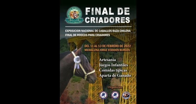 Este es el Programa Oficial de la Final de Criadores Collipulli 2022