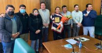 Andrea Castagnoli recibió lindo y merecido reconocimiento de la Municipalidad de Lumaco