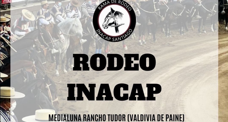 Inacap de Santiago realizará rodeo a beneficio este sábado en Valdivia de Paine