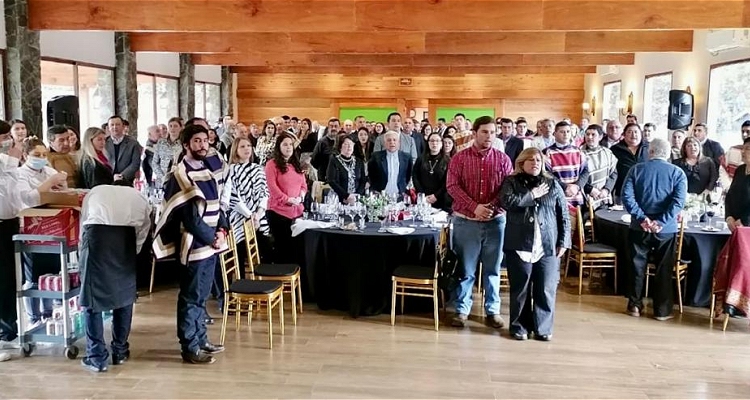 Asociación Malleco tuvo un almuerzo de premiación con mucha camaradería y amistad