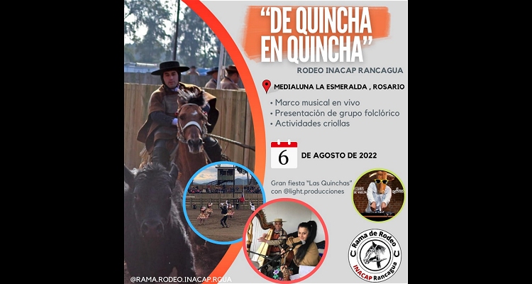 Rama del Inacap de Rancagua tiene preparado su tradicional Rodeo 