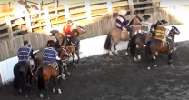 Dionisio Ulloa y Christopher Valdés ganaron sin apelaciones el rodeo del Club Los Renovales
