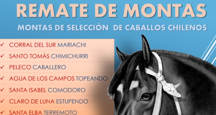 Este lunes arrancó remate de montas en apoyo al programa 