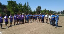 Clubes de Asociación Maipo se unieron con comunidad mapuche y construyeron una cancha de palin