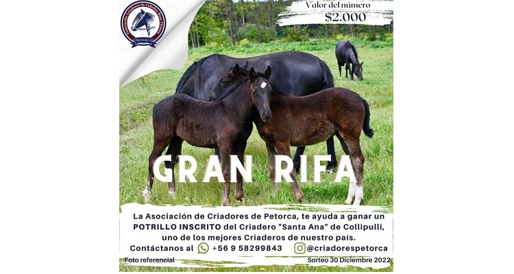 Asociación de Criadores de Petorca realiza Gran Rifa con atractivos premios