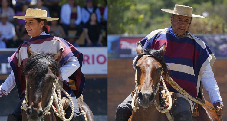 Josefina Easton y Luis Eduardo Cortés brillaron en la Rienda de la Final para Criadores