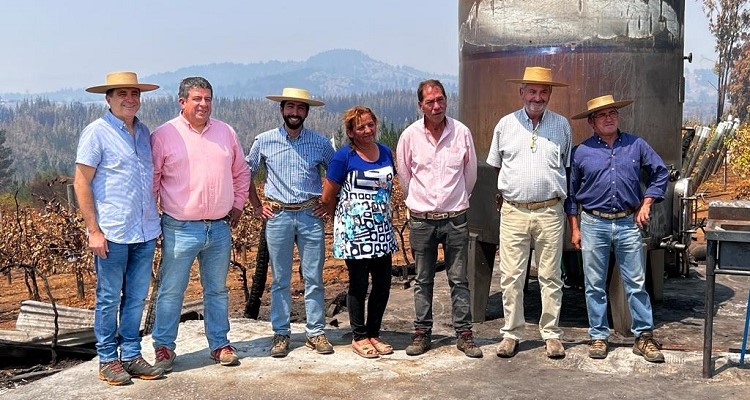 Criadores acudieron en ayuda de socio de la Asociación Itata que perdió todo