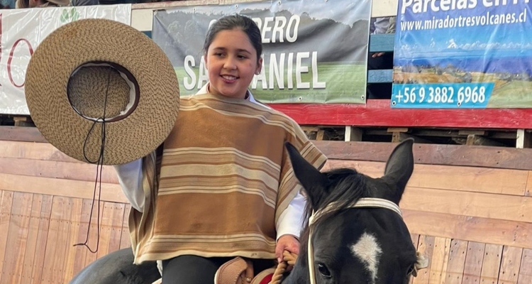 Fernanda Oporto tras ganar la Rienda de Menores: