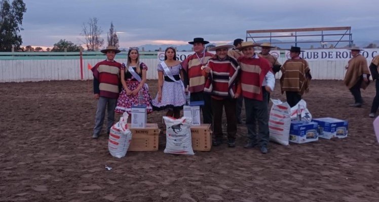 Ivo Cortés y Lucas Mena fueron desde la Asociación Coquimbo a ganar el rodeo del Club Camarico