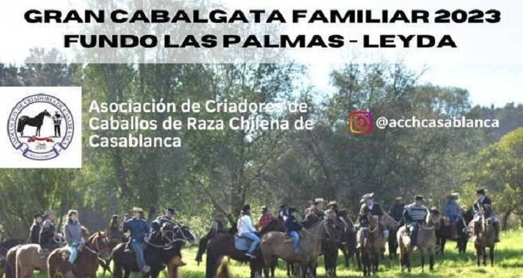 Asociación Casablanca realizará su Gran Cabalgata Familiar con enorme convocatoria