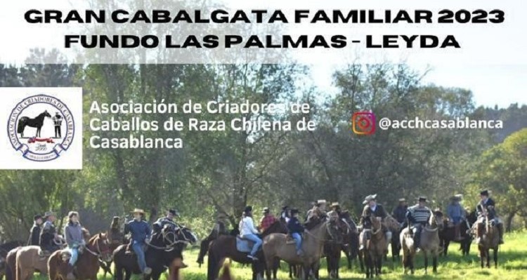 Asociación Casablanca realizará su Gran Cabalgata Familiar con enorme convocatoria