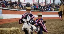 Los más pequeños se lucieron en el Parque Padre Hurtado con sus Caballitos de Palo