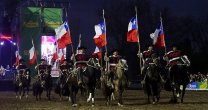 Escuadra Ecuestre Palmas de Peñaflor se reencontró con su público en el Parque Padre Hurtado