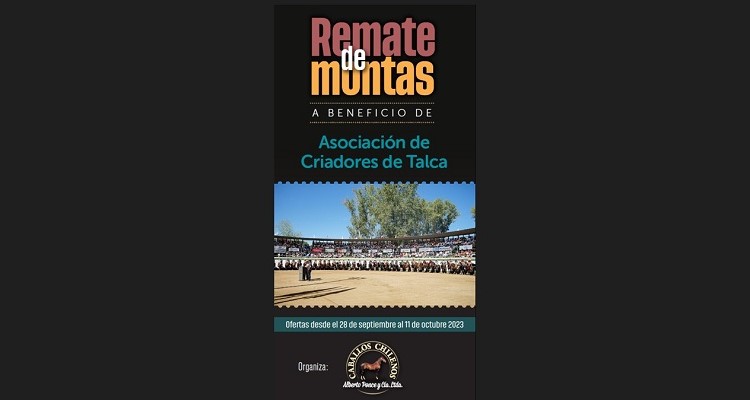 ¡Participa! Este miércoles se cierra el remate de montas a beneficio de los Criadores de Talca