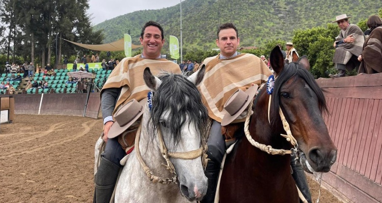 Emiliano Ruiz y Nicolás Barros fueron terceros en Batuco: 