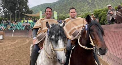 Emiliano Ruiz y Nicolás Barros fueron terceros en Batuco: "Quedamos súper contentos"