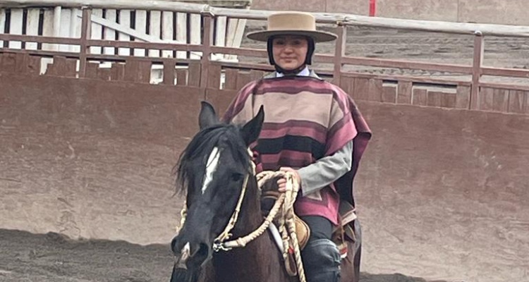 Valentina Rodríguez logró su primer requisito en la Rienda: