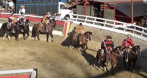 Pedro y Pedro Huerta ganaron con desempate el rodeo del Club Manuel Rodríguez de Cartagena